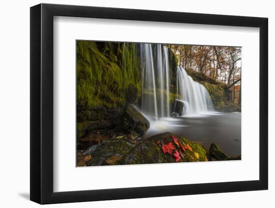 Sqwd Ddwli Waterfall, Near Pontneddfechan, Afon Pyrddin, Powys, Brecon Beacons National Park, Wales-Billy Stock-Framed Photographic Print