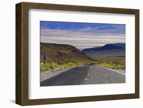 SR 190 Climbing Up from Death Valley, Mojave Desert, California-David Wall-Framed Photographic Print