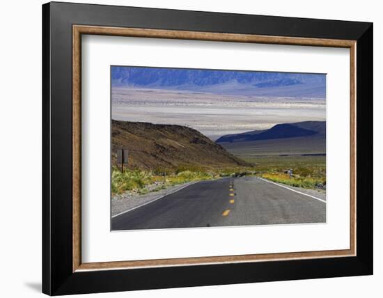 SR 190 Climbing Up from Death Valley, Mojave Desert, California-David Wall-Framed Photographic Print