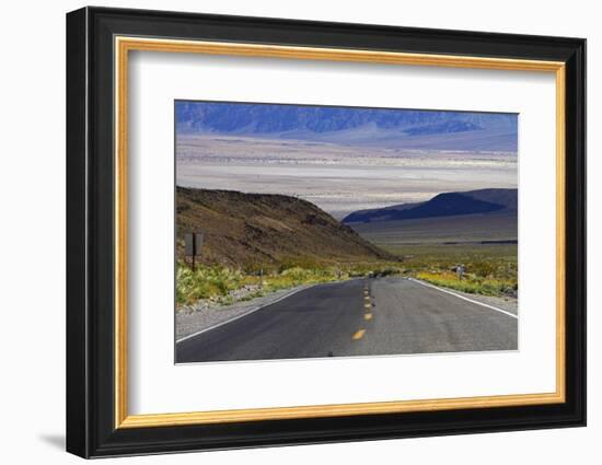 SR 190 Climbing Up from Death Valley, Mojave Desert, California-David Wall-Framed Photographic Print