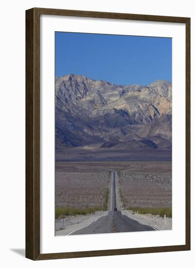 SR 190 Through Death Valley NP, Mojave Desert, California-David Wall-Framed Photographic Print