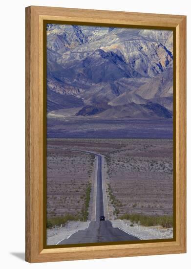 SR 190 Through Death Valley NP, Mojave Desert, California-David Wall-Framed Premier Image Canvas