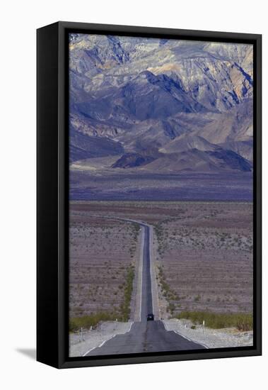 SR 190 Through Death Valley NP, Mojave Desert, California-David Wall-Framed Premier Image Canvas