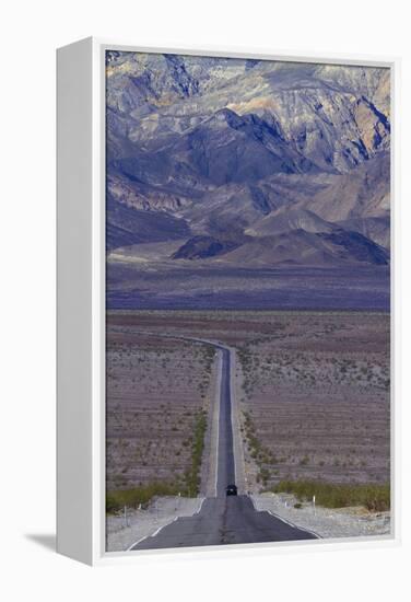 SR 190 Through Death Valley NP, Mojave Desert, California-David Wall-Framed Premier Image Canvas