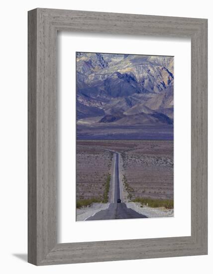 SR 190 Through Death Valley NP, Mojave Desert, California-David Wall-Framed Photographic Print