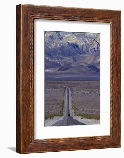 SR 190 Through Death Valley NP, Mojave Desert, California-David Wall-Framed Photographic Print