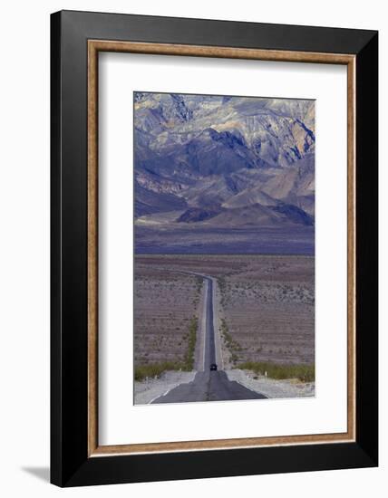 SR 190 Through Death Valley NP, Mojave Desert, California-David Wall-Framed Photographic Print