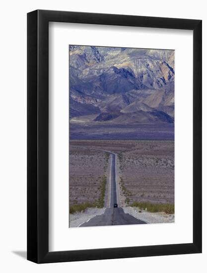 SR 190 Through Death Valley NP, Mojave Desert, California-David Wall-Framed Photographic Print