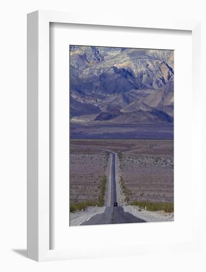 SR 190 Through Death Valley NP, Mojave Desert, California-David Wall-Framed Photographic Print