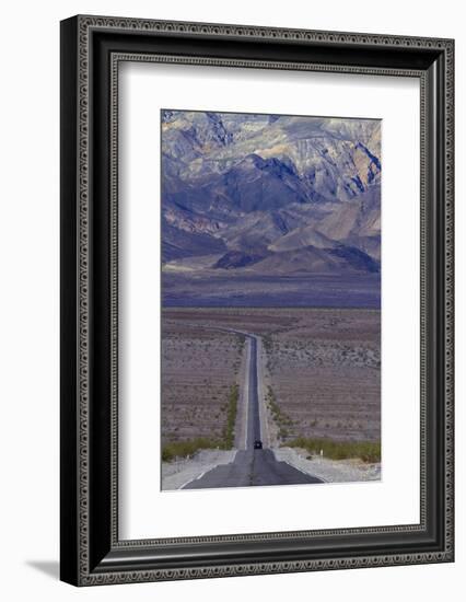 SR 190 Through Death Valley NP, Mojave Desert, California-David Wall-Framed Photographic Print