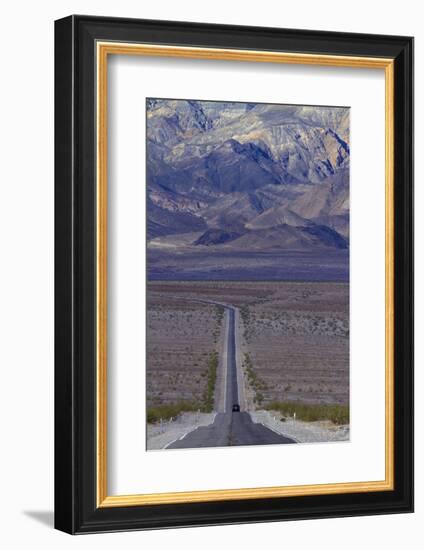 SR 190 Through Death Valley NP, Mojave Desert, California-David Wall-Framed Photographic Print