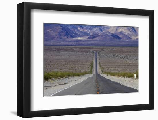 SR 190 Through Death Valley NP, Mojave Desert, California-David Wall-Framed Photographic Print