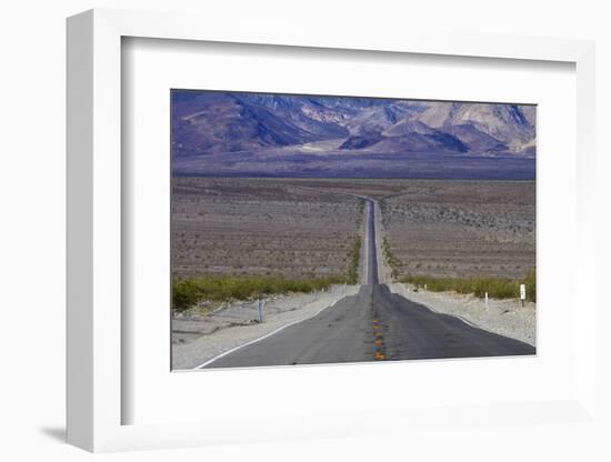 SR 190 Through Death Valley NP, Mojave Desert, California-David Wall-Framed Photographic Print