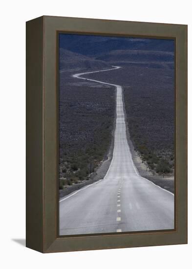 SR 190 Through Panamint Valley, Death Valley, Mojave Desert, California-David Wall-Framed Premier Image Canvas