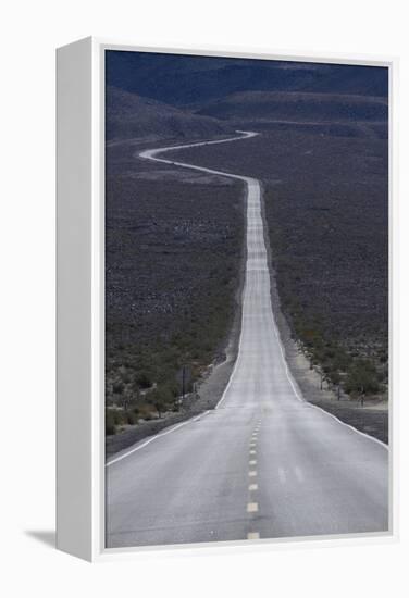 SR 190 Through Panamint Valley, Death Valley, Mojave Desert, California-David Wall-Framed Premier Image Canvas