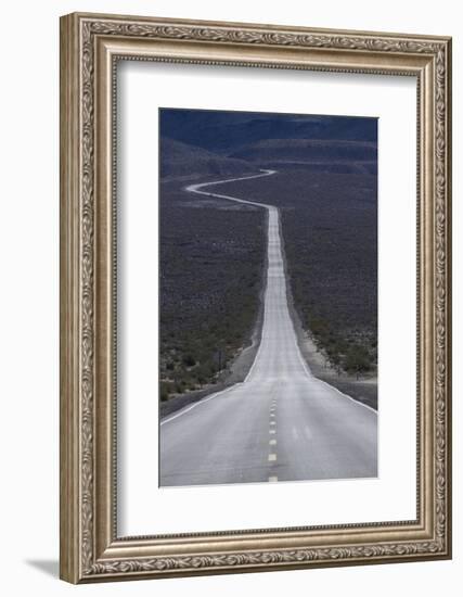 SR 190 Through Panamint Valley, Death Valley, Mojave Desert, California-David Wall-Framed Photographic Print