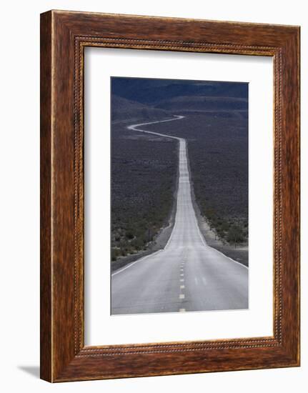 SR 190 Through Panamint Valley, Death Valley, Mojave Desert, California-David Wall-Framed Photographic Print