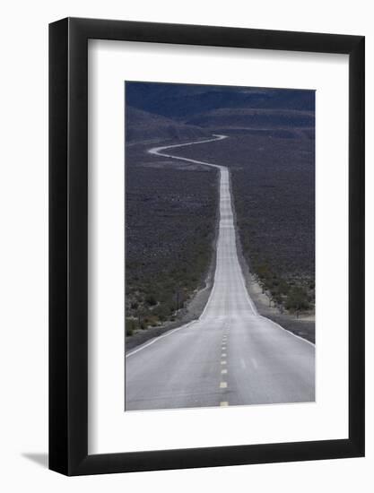 SR 190 Through Panamint Valley, Death Valley, Mojave Desert, California-David Wall-Framed Photographic Print