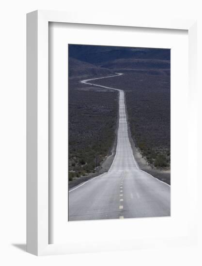 SR 190 Through Panamint Valley, Death Valley, Mojave Desert, California-David Wall-Framed Photographic Print