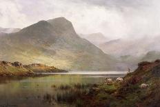 A View of Benmore at Sunset-Alfred De Breanski, Sr .-Framed Premier Image Canvas