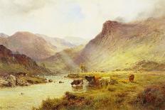 A View of Benmore at Sunset-Alfred De Breanski, Sr .-Laminated Giclee Print
