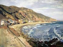 Santa Monica from Above the Palisades-Emil Kosa, Sr-Framed Stretched Canvas