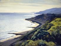 Santa Monica from Above the Palisades-Emil Kosa, Sr-Framed Stretched Canvas