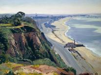 Santa Monica from Above the Palisades-Emil Kosa, Sr-Framed Stretched Canvas