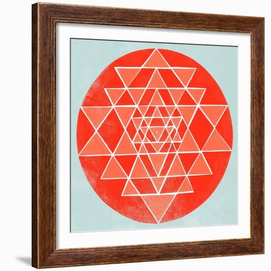 Sri Chakra-Garima Dhawan-Framed Giclee Print