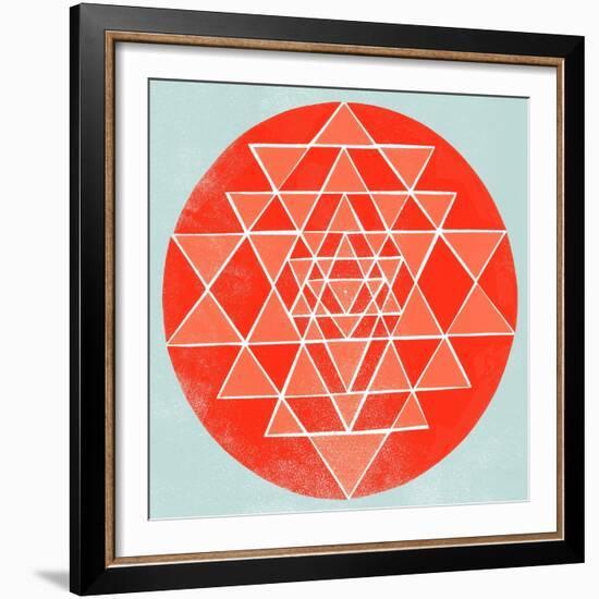 Sri Chakra-Garima Dhawan-Framed Giclee Print