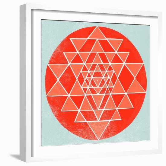 Sri Chakra-Garima Dhawan-Framed Giclee Print