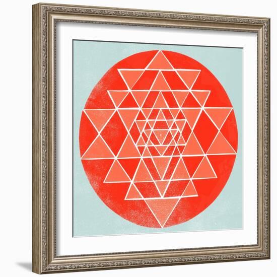 Sri Chakra-Garima Dhawan-Framed Giclee Print