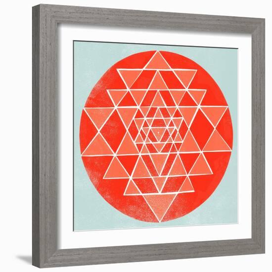 Sri Chakra-Garima Dhawan-Framed Giclee Print