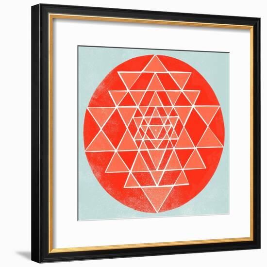 Sri Chakra-Garima Dhawan-Framed Giclee Print