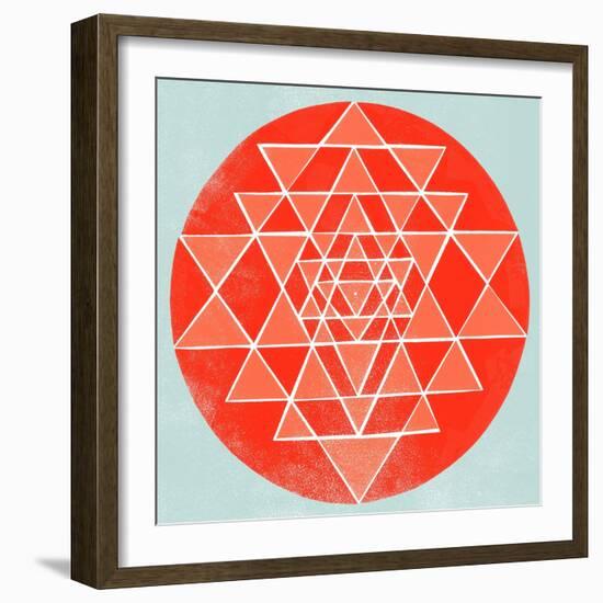 Sri Chakra-Garima Dhawan-Framed Giclee Print