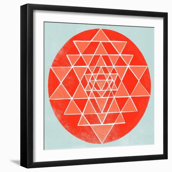 Sri Chakra-Garima Dhawan-Framed Giclee Print