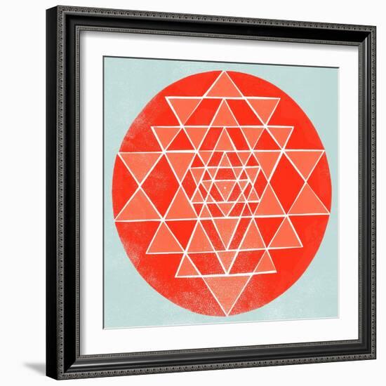 Sri Chakra-Garima Dhawan-Framed Giclee Print