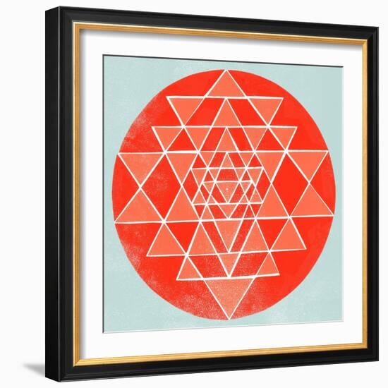 Sri Chakra-Garima Dhawan-Framed Giclee Print