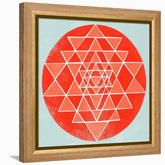 Sri Chakra-Garima Dhawan-Framed Premier Image Canvas