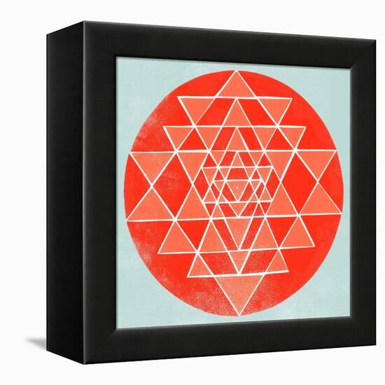 Sri Chakra-Garima Dhawan-Framed Premier Image Canvas