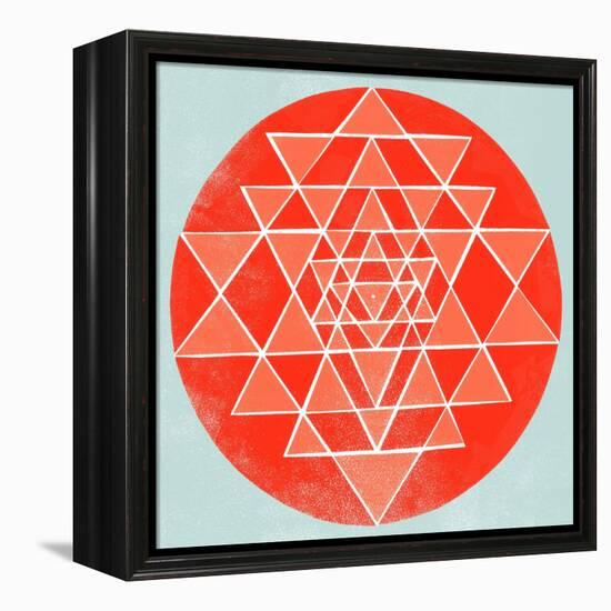 Sri Chakra-Garima Dhawan-Framed Premier Image Canvas