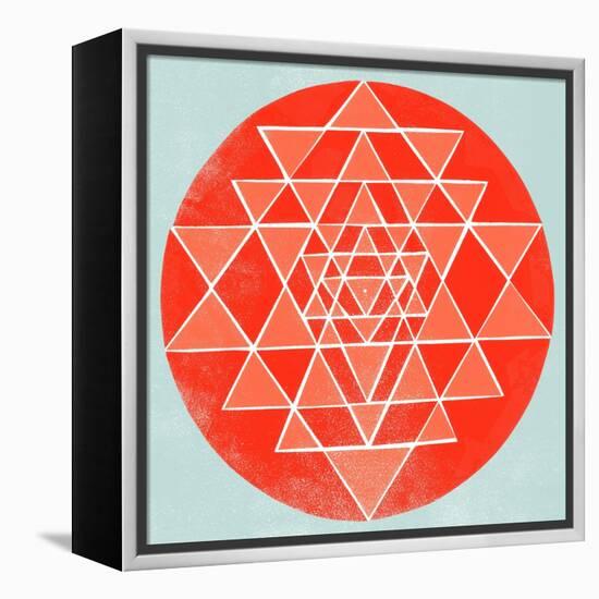 Sri Chakra-Garima Dhawan-Framed Premier Image Canvas