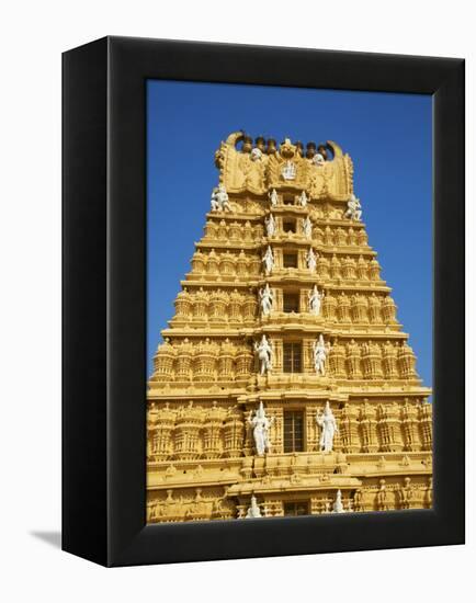 Sri Chamundeswari Temple, Chamundi Hill, Mysore, Karnataka, India, Asia-Tuul-Framed Premier Image Canvas