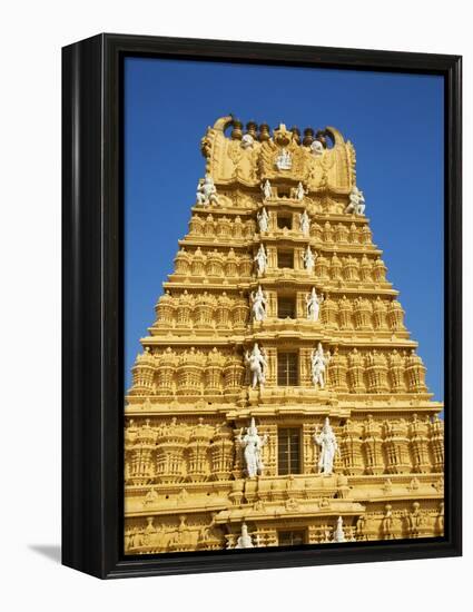 Sri Chamundeswari Temple, Chamundi Hill, Mysore, Karnataka, India, Asia-Tuul-Framed Premier Image Canvas