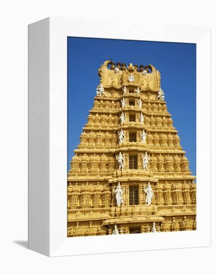 Sri Chamundeswari Temple, Chamundi Hill, Mysore, Karnataka, India, Asia-Tuul-Framed Premier Image Canvas