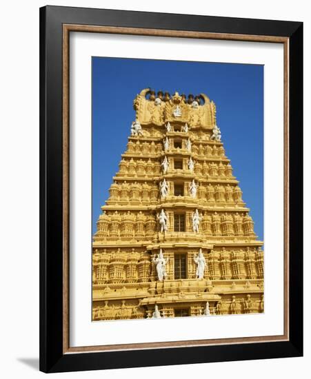 Sri Chamundeswari Temple, Chamundi Hill, Mysore, Karnataka, India, Asia-Tuul-Framed Photographic Print