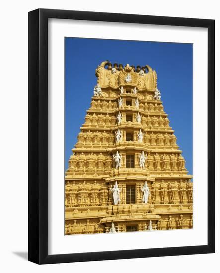 Sri Chamundeswari Temple, Chamundi Hill, Mysore, Karnataka, India, Asia-Tuul-Framed Photographic Print