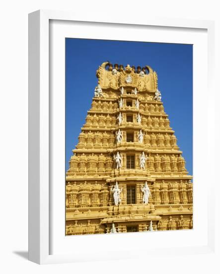 Sri Chamundeswari Temple, Chamundi Hill, Mysore, Karnataka, India, Asia-Tuul-Framed Photographic Print