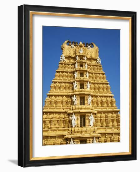 Sri Chamundeswari Temple, Chamundi Hill, Mysore, Karnataka, India, Asia-Tuul-Framed Photographic Print