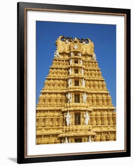 Sri Chamundeswari Temple, Chamundi Hill, Mysore, Karnataka, India, Asia-Tuul-Framed Photographic Print